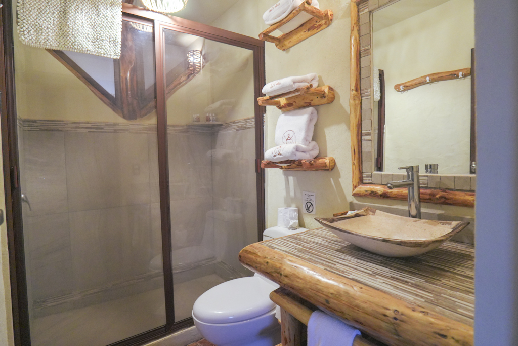 Baño de habitación de aldea