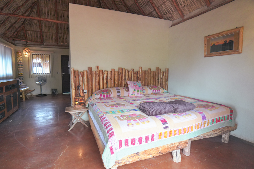 Cama doble habitación de aldea